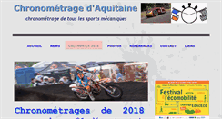 Desktop Screenshot of chronometrage-aquitaine.com